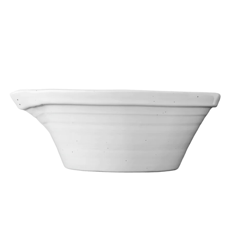 PEEPBOWL, cotton white shiny PEEPBOWL, cotton white shiny