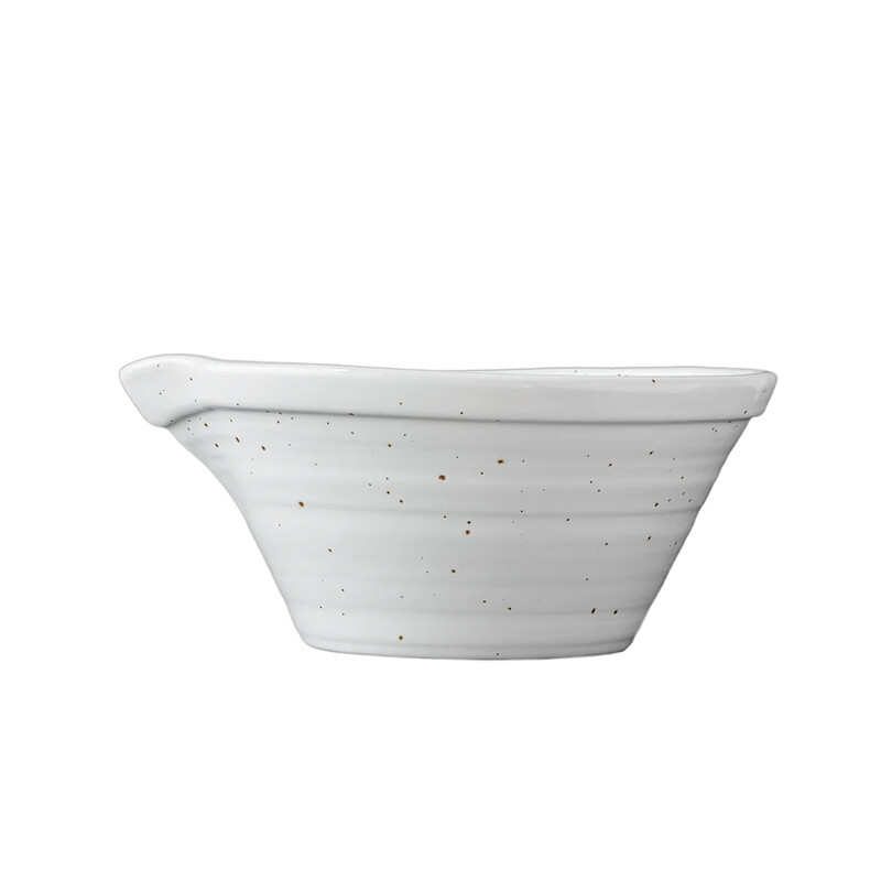 PEEPBOWL, cotton white shiny PEEPBOWL, cotton white shiny