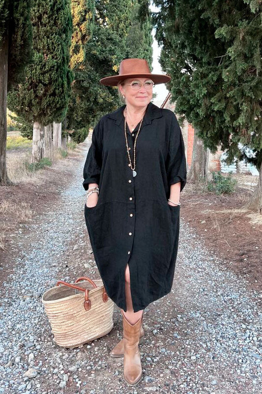 ARTIST Shirt Dress, black ARTIST Shirt Dress, black