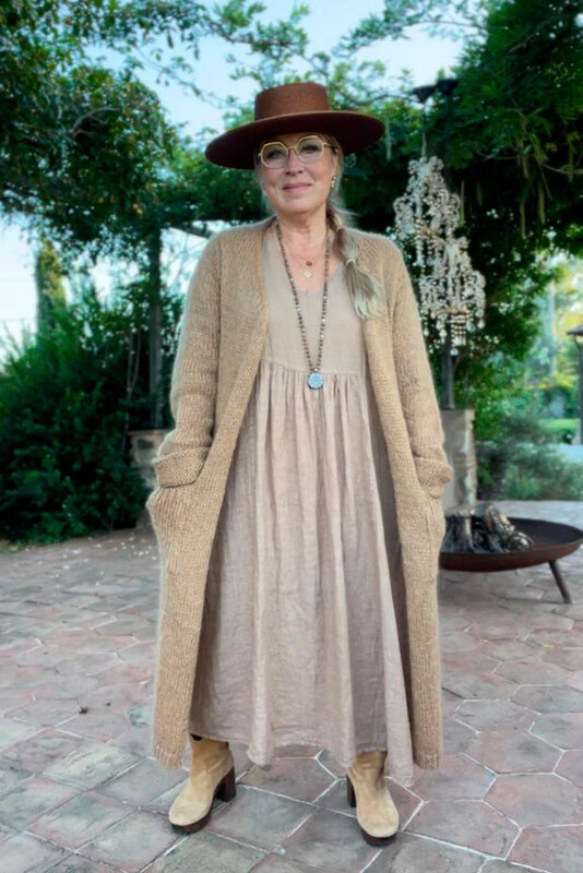 SLOWLY MORNING Cardigan, caramel SLOWLY MORNING Cardigan, caramel