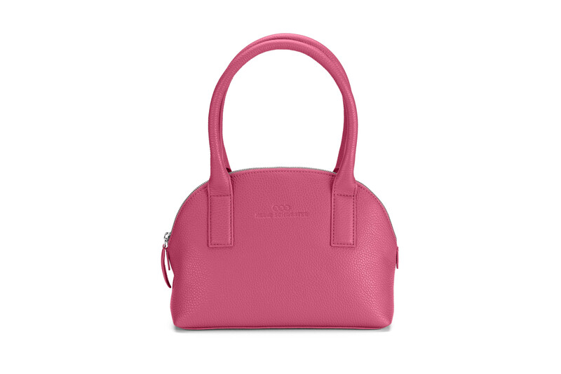 KARLA genarbtes Leder pink - silber KARLA genarbtes Leder pink - silber