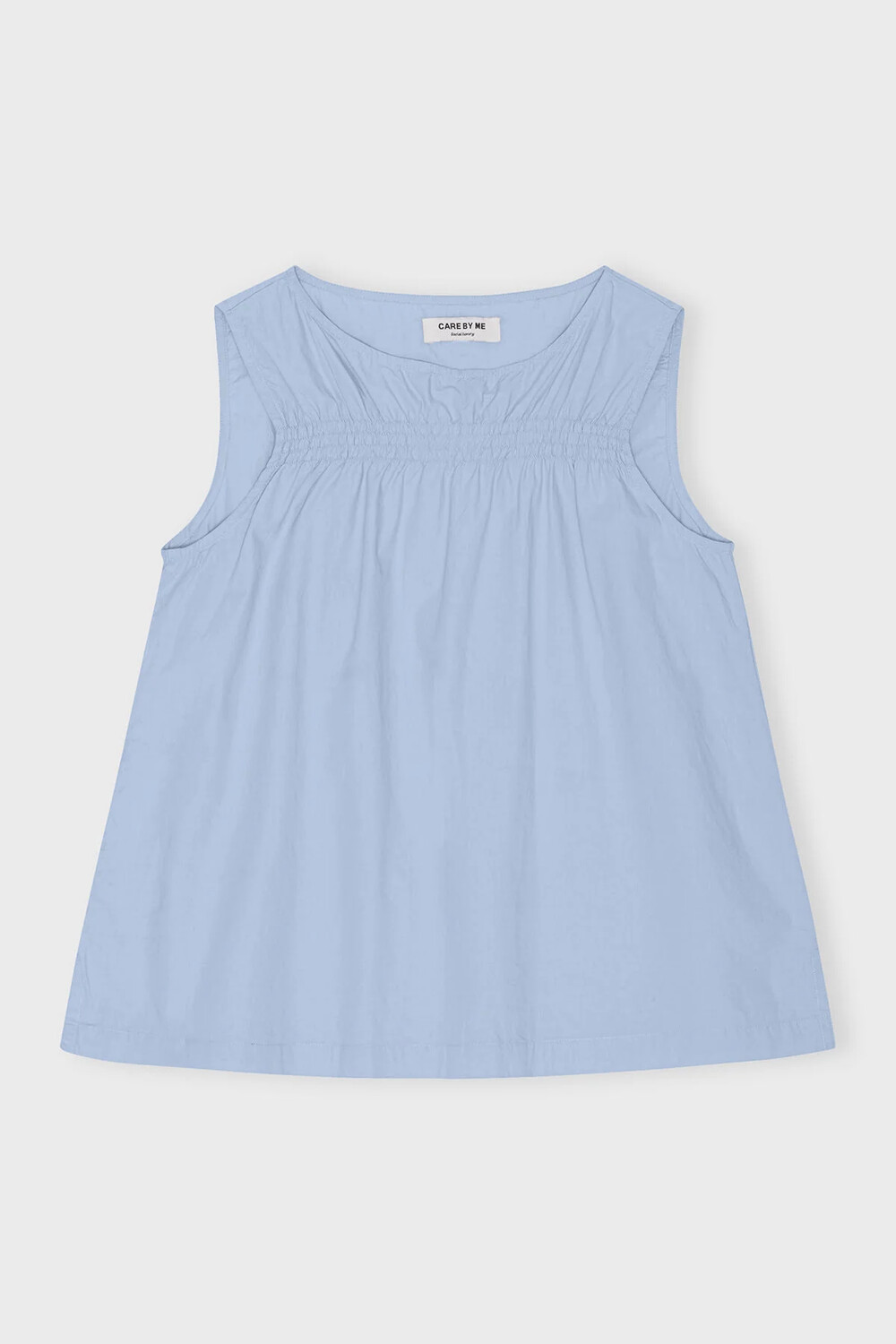 LAURA BELL TOP, summer blue