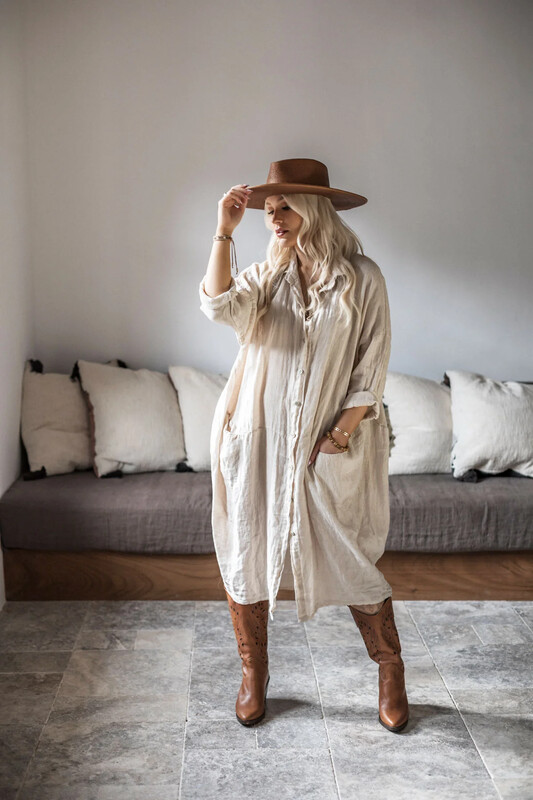 ARTIST Shirt Dress, sand ARTIST Shirt Dress, sand