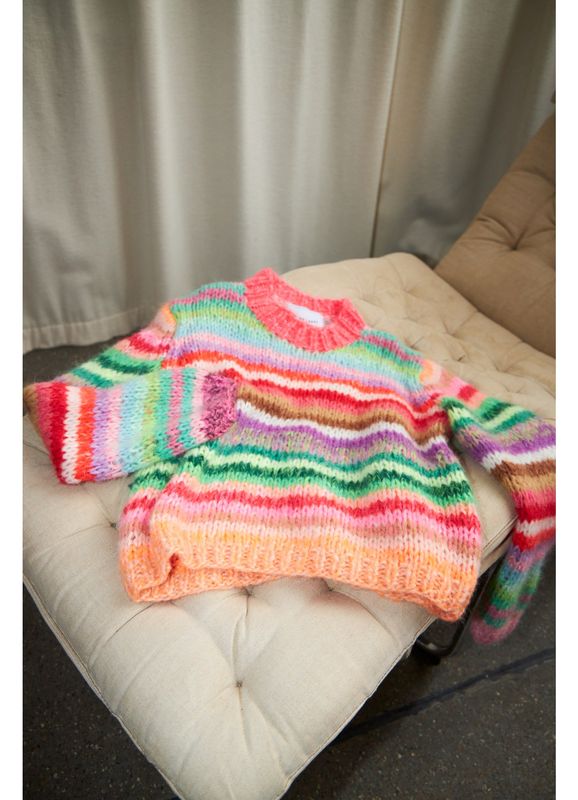 GENOVA STRIPE handknit pullover GENOVA STRIPE handknit pullover