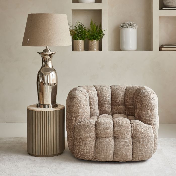 Arosa Swivel Armchair, taupe Arosa Swivel Armchair, taupe