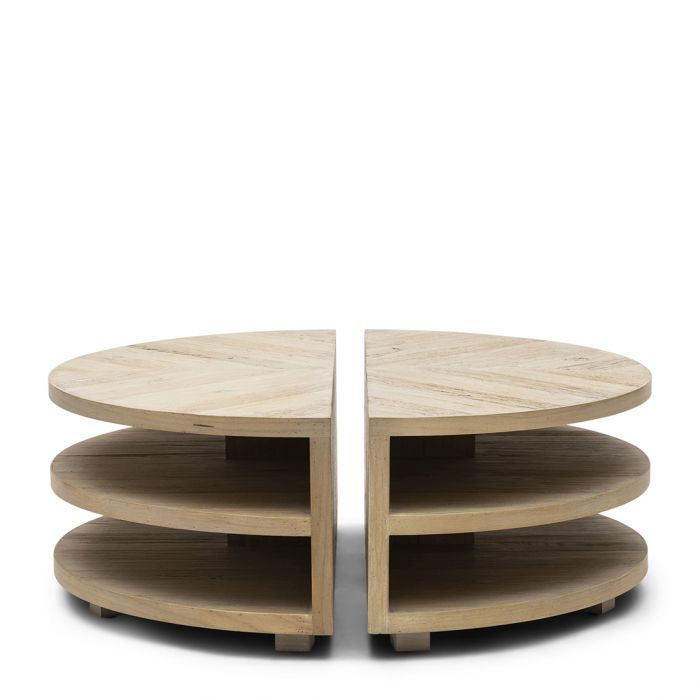 Coffee Table Milan Parquet, 90 cm, Set of 2 Coffee Table Milan Parquet, 90 cm, Set of 2