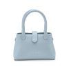 FIA genarbtes Leder hellblau - silber FIA genarbtes Leder hellblau - silber