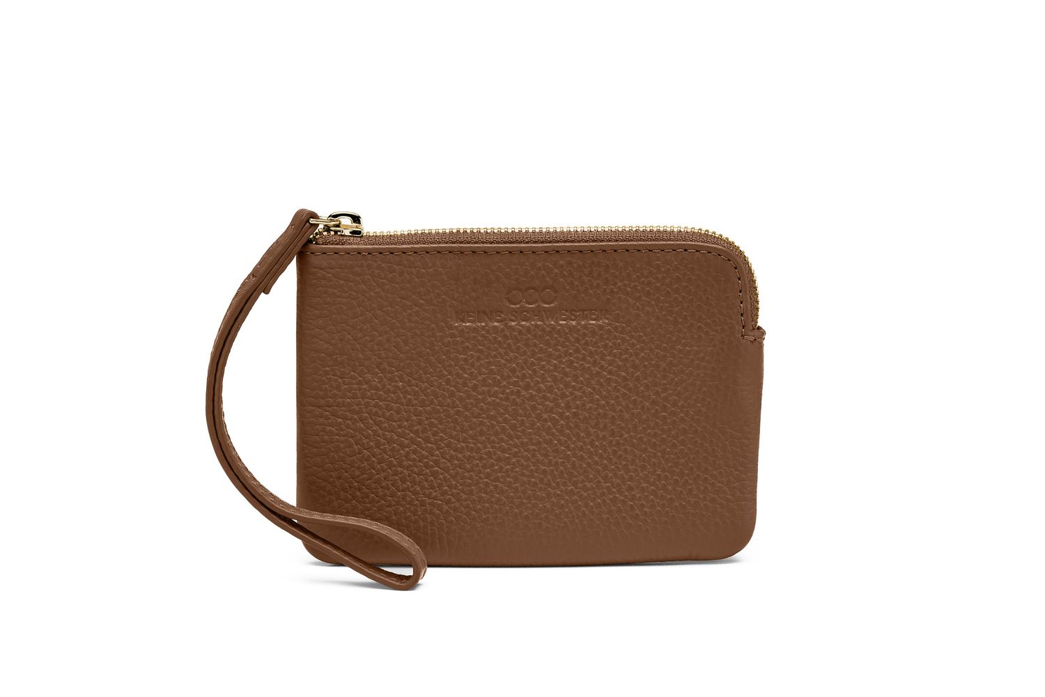 Utensilo FENJA genarbtes Leder nougat / gold