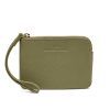 Utensilo FENJA genarbtes Leder oliv / gold Utensilo FENJA genarbtes Leder oliv / gold
