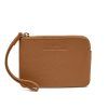 Utensilo FENJA genarbtes Leder karamel / gold Utensilo FENJA genarbtes Leder karamel / gold