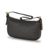 FRIDA genarbtes Leder schwarz - gold FRIDA genarbtes Leder schwarz - gold