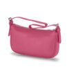 FRIDA genarbtes Leder pink - silber FRIDA genarbtes Leder pink - silber