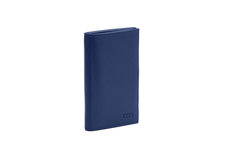 LOU genarbtes Leder royalblau - silber LOU genarbtes Leder royalblau - silber