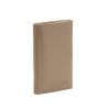 LOU genarbtes Leder taupe - silber LOU genarbtes Leder taupe - silber