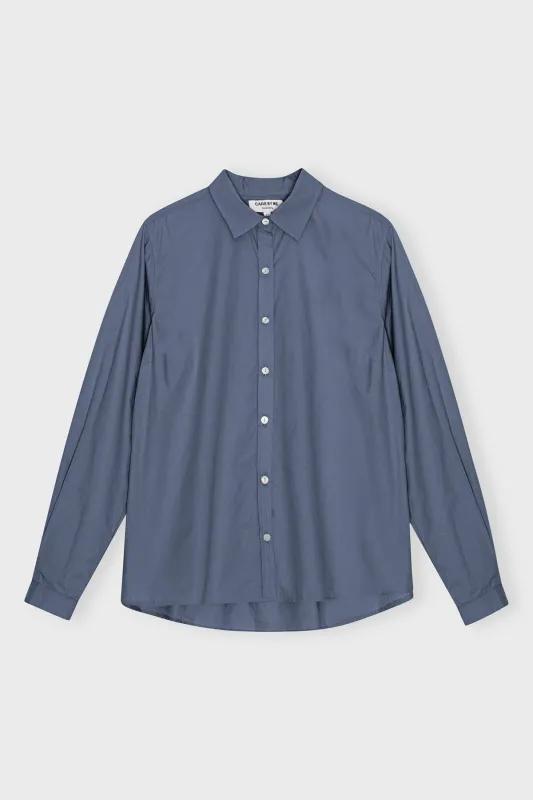 LAURA CLASSIC SHIRT, dusty blue
