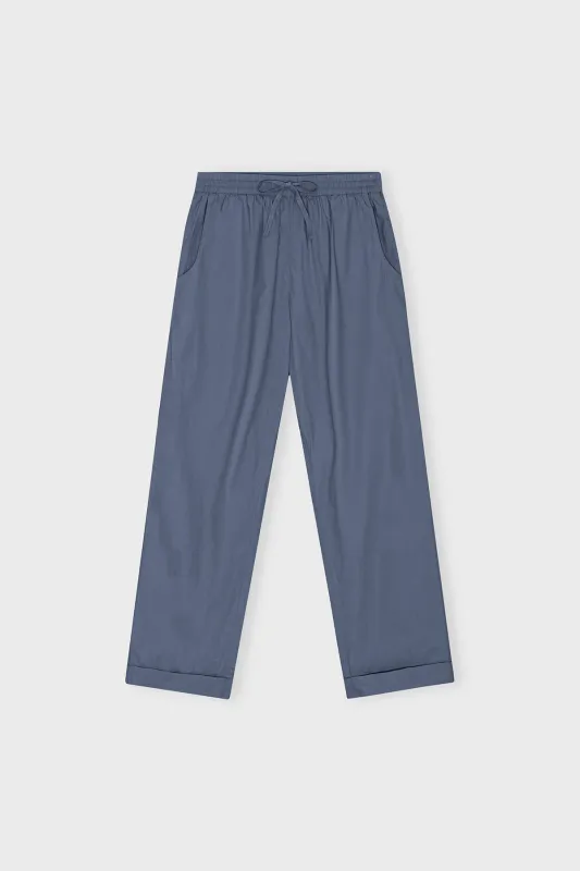 LAURA PANTS CASUAL, dusty blue LAURA PANTS CASUAL, dusty blue