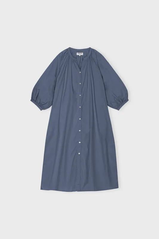 LAURA TULIP DRESS, dusty blue LAURA TULIP DRESS, dusty blue
