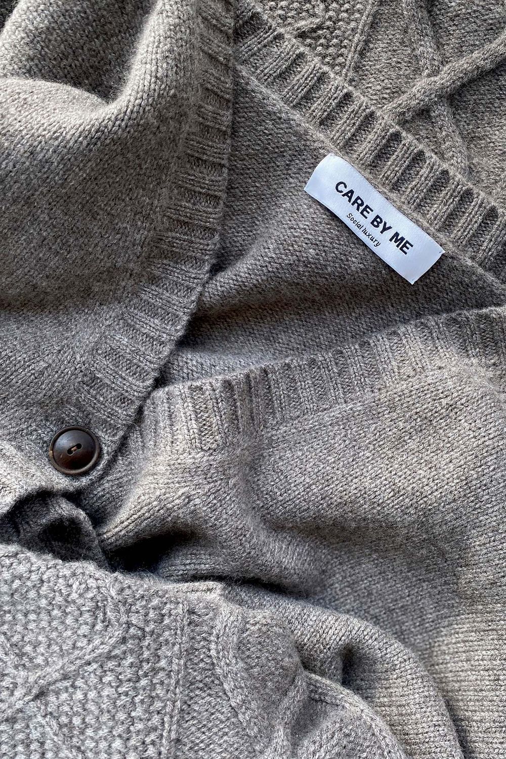 HELENA CARDIGAN, dusty brown melange HELENA CARDIGAN, dusty brown melange