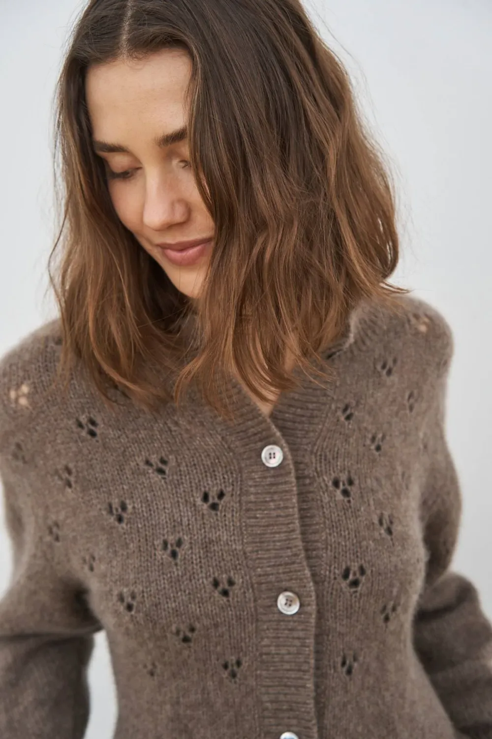 HARMONIE Cardigan, hazelnut