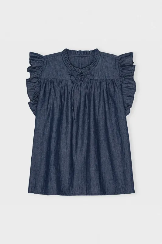 JOY Top, denim blue JOY Top, denim blue