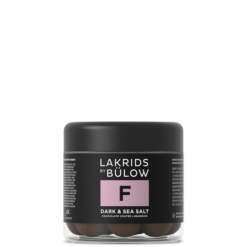 F – DARK & SEA SALT   small - 115 g