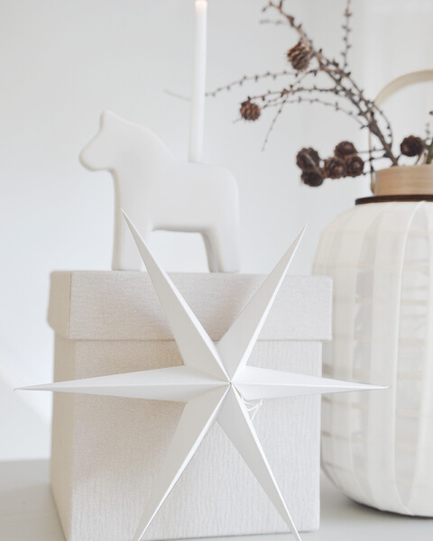 Paper Stars white 2Stck
