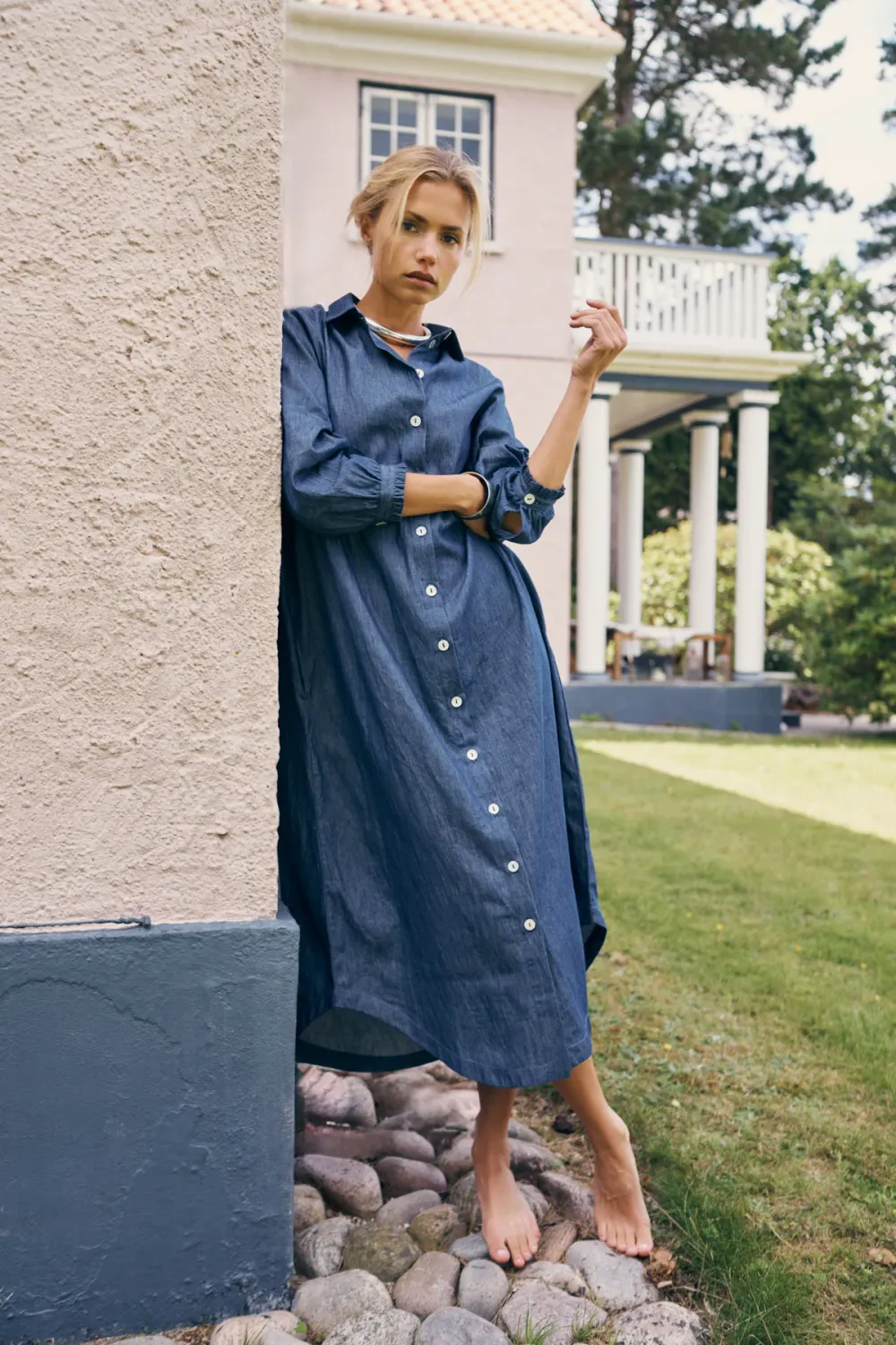 JOY Shirt Dress, blue denim JOY Shirt Dress, blue denim