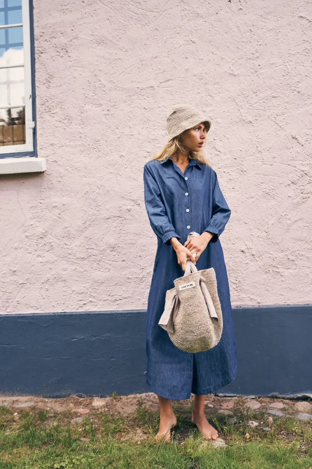 JOY Shirt Dress, blue denim