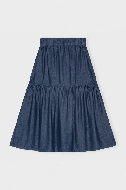 JOY Skirt, blue denim JOY Skirt, blue denim