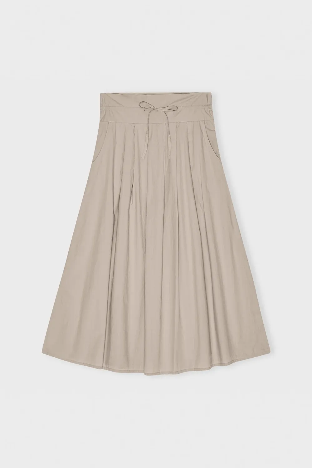 LAURA PLEATED SKIRT, sand
