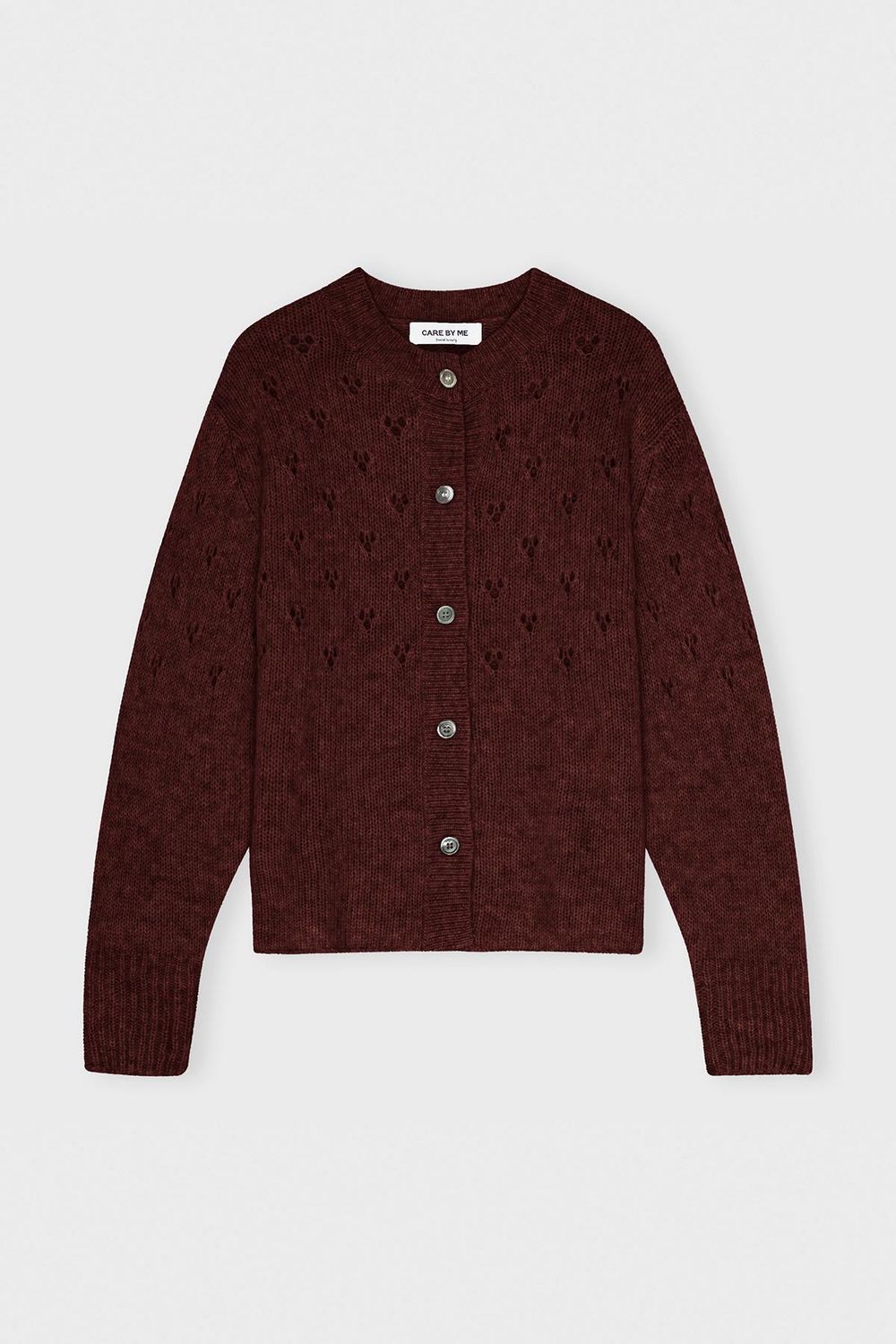 HARMONIE Cardigan, burgundy