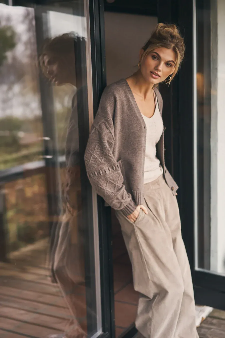 FAYE LOOSE PANTS, oat FAYE LOOSE PANTS, oat