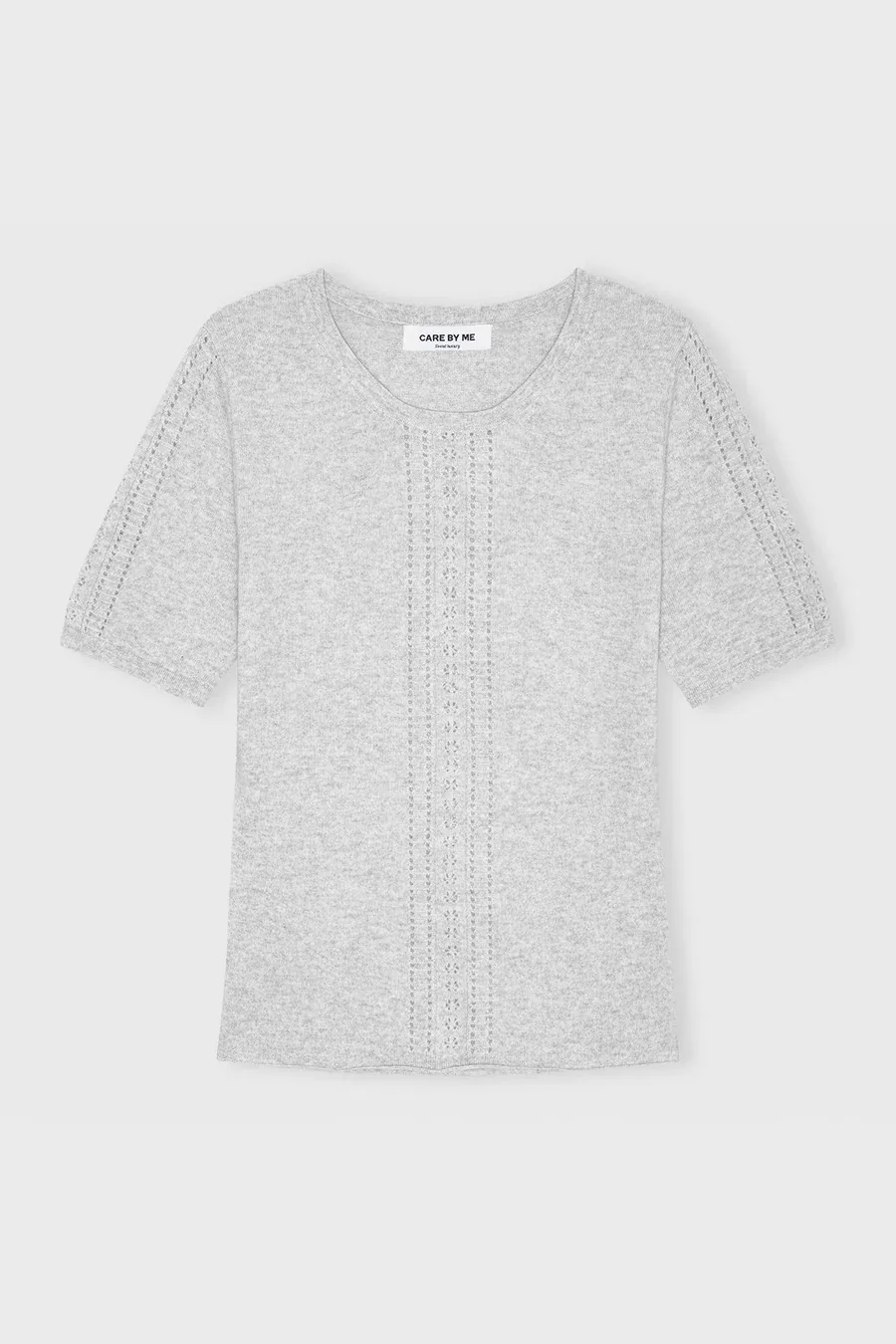 NATACHA T-SHIRT, light grey melange NATACHA T-SHIRT, light grey melange
