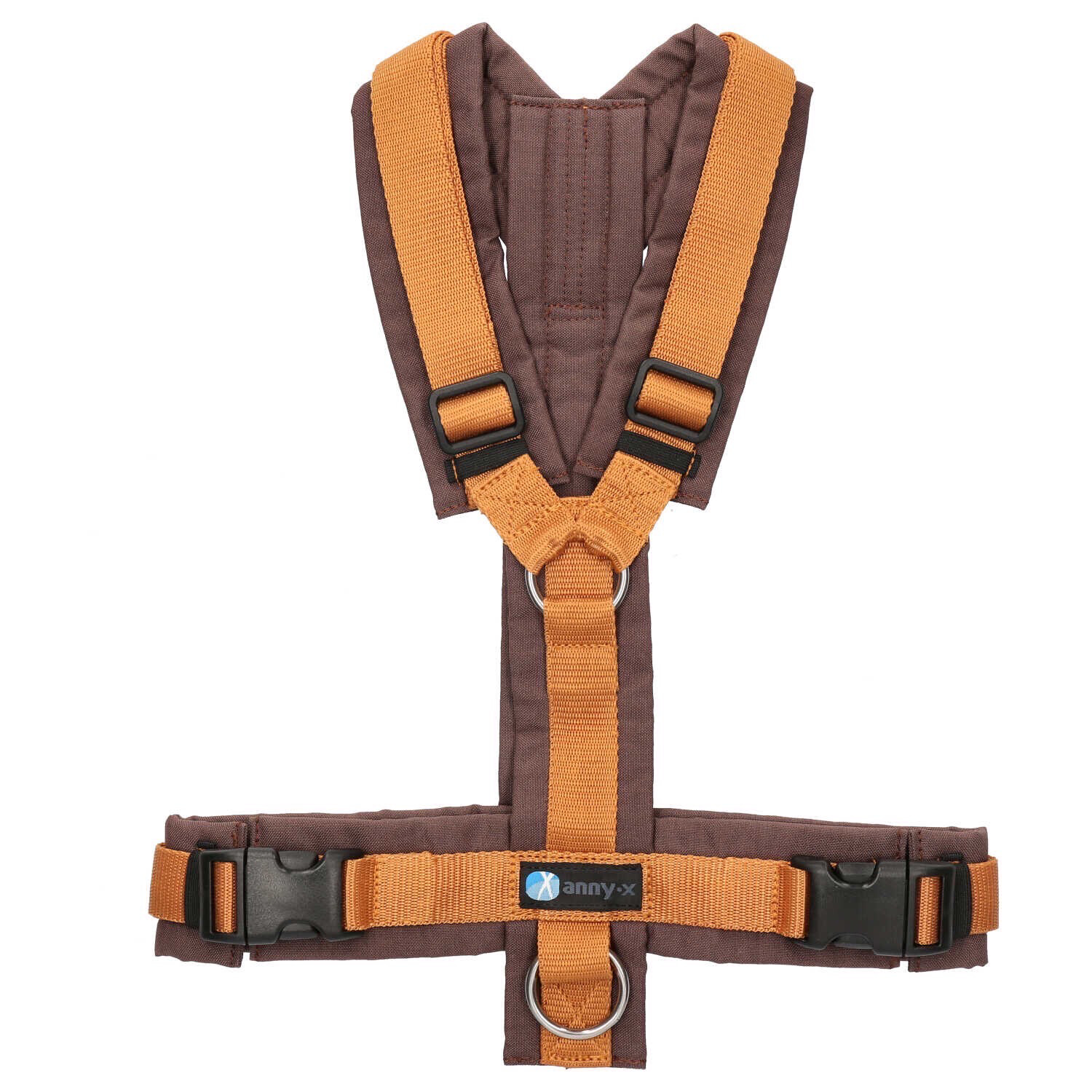 Anny-X Fun Geschirr Braun/Bernstein XS