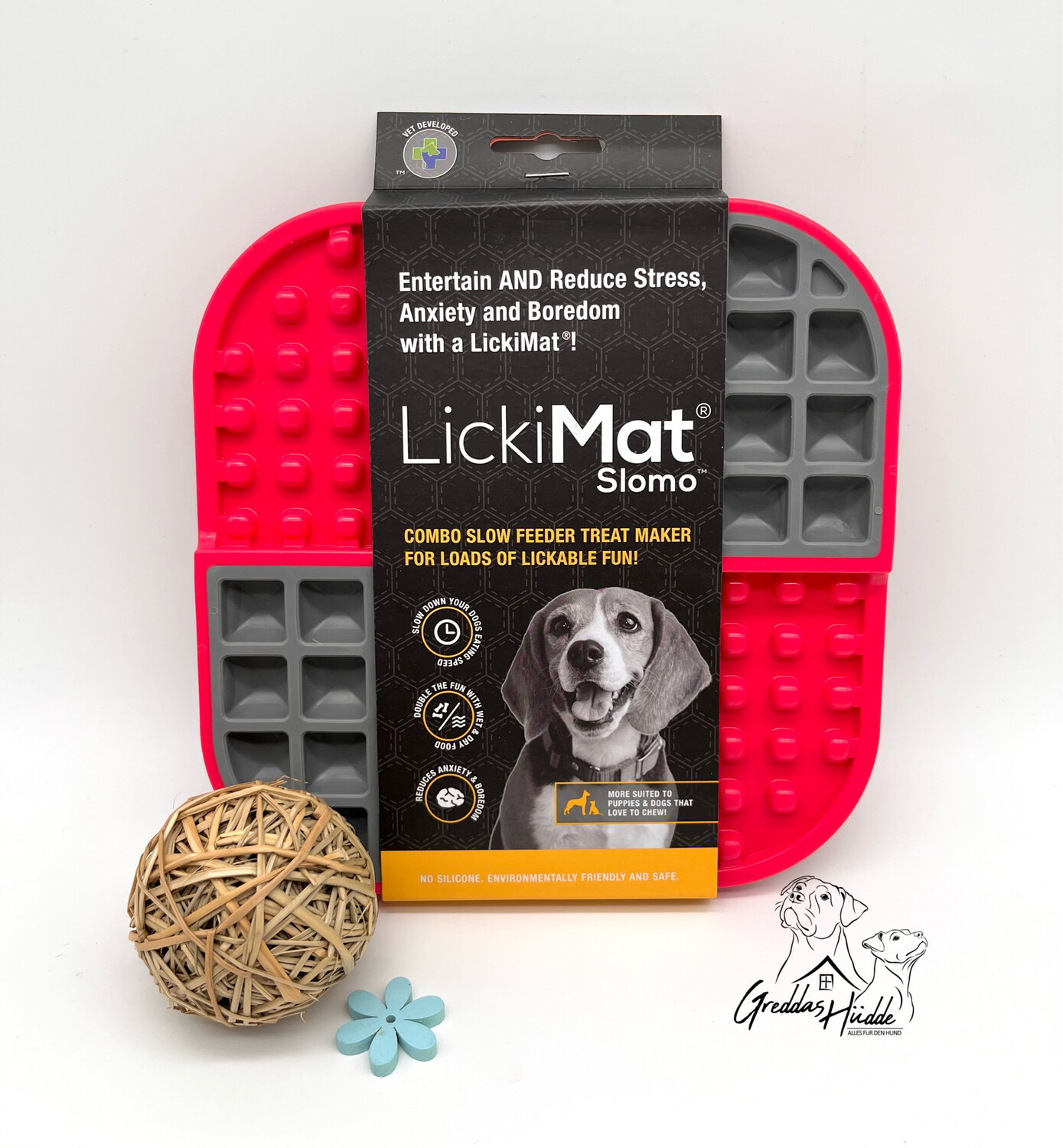 LickiMat Slomo Rot