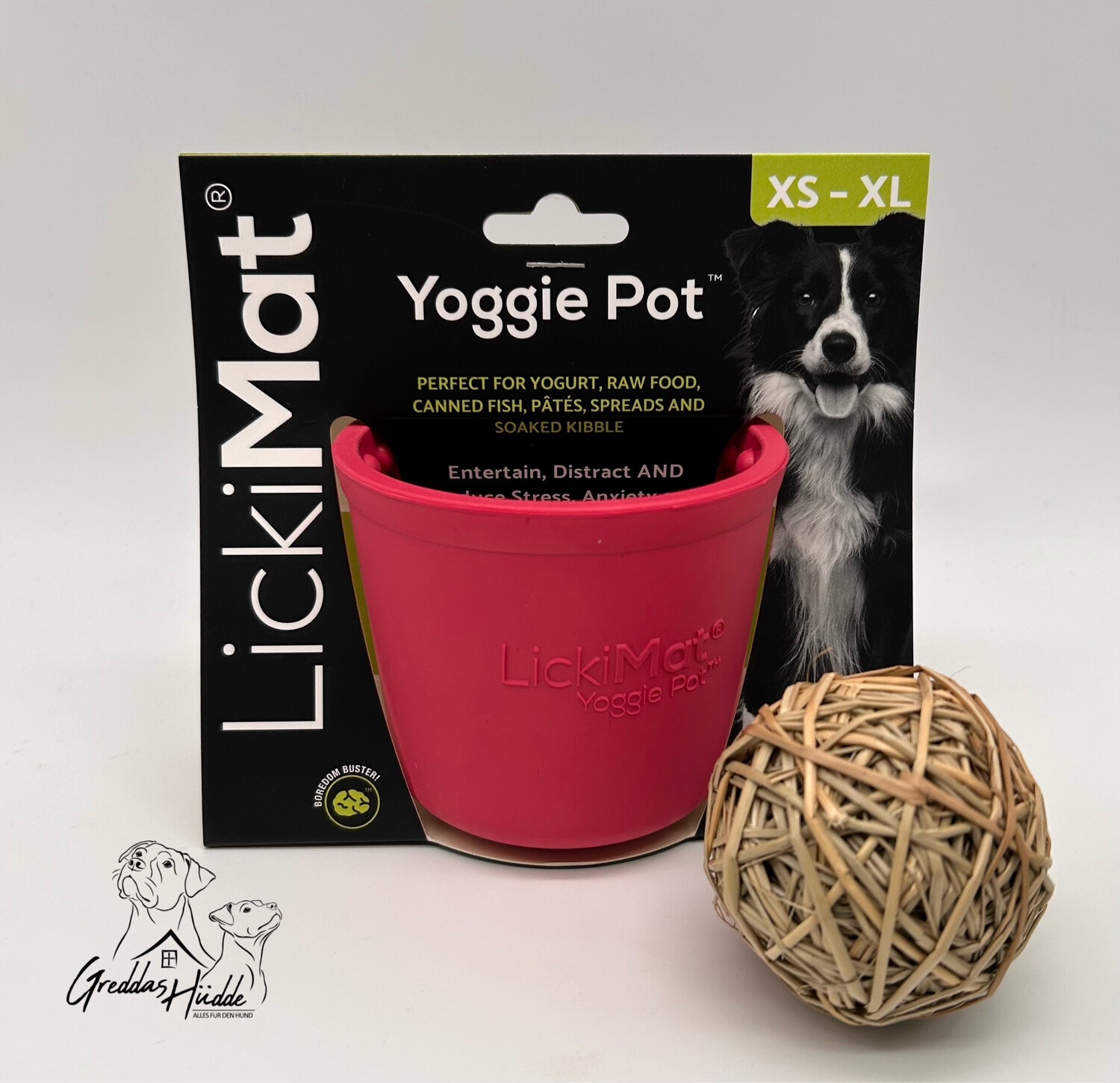 Lickimat Yoggie Pot Rosa