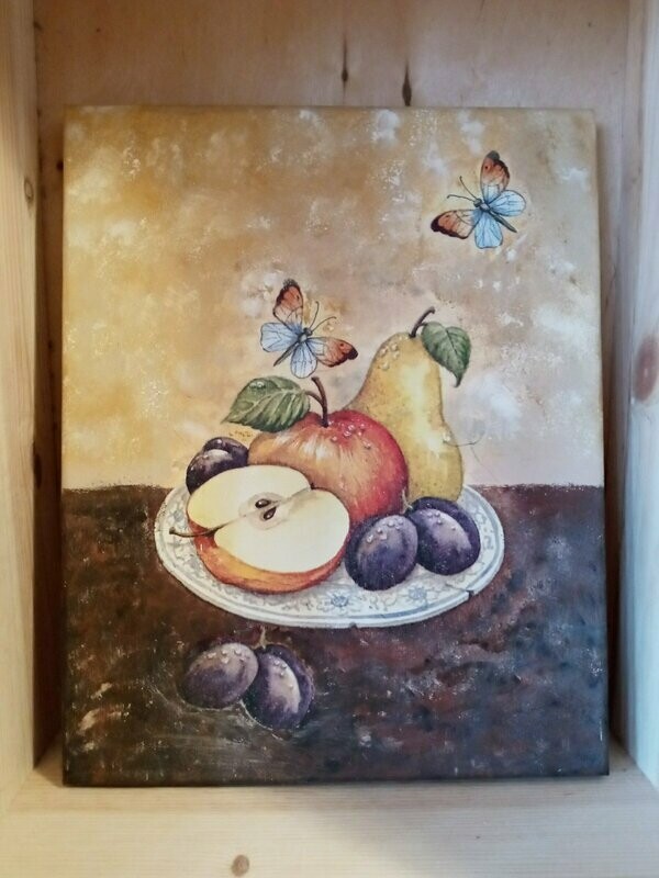 Leinwand/Bild
Motiv Obstteller
