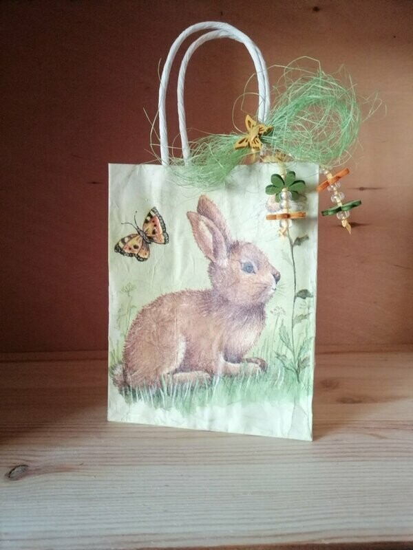Geschenke-Tüte
Ostern/Hase-grün-Schmetterling