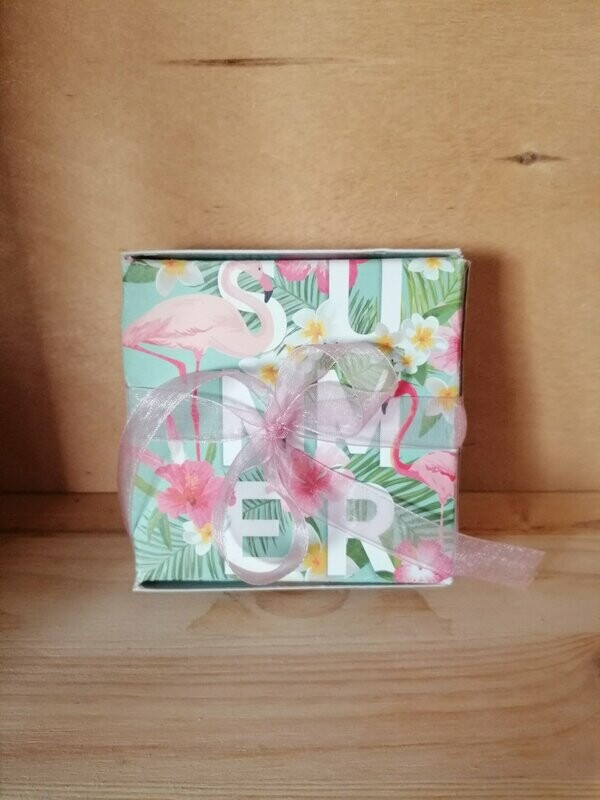 Geschenkbox klein Summer Flamingo