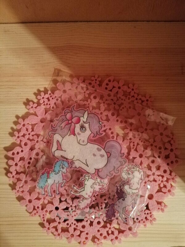 Motivklammer
Pony bunt/liegend