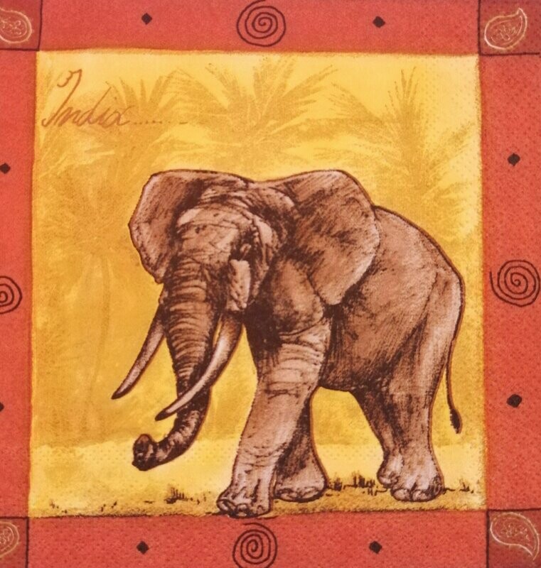 Serviette Elefant
nur für Sonderanfertigung/Windlicht-laminiert Serviette Elefant
nur für Sonderanfertigung/Windlicht-laminiert
