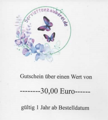 Gutschein im Wert von 30,00 Euro