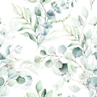 Servietten 33x33 cm - Eucalyptus All Over
(5 Stück)