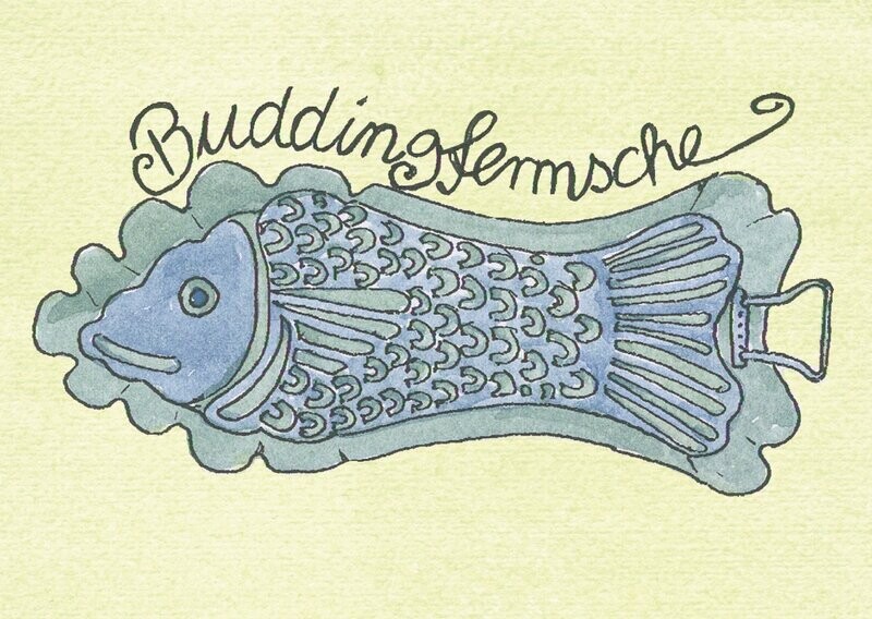 Postkarte: "Buddingfermsche"