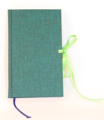 Notizbuch für die Tasche (grün-blau)