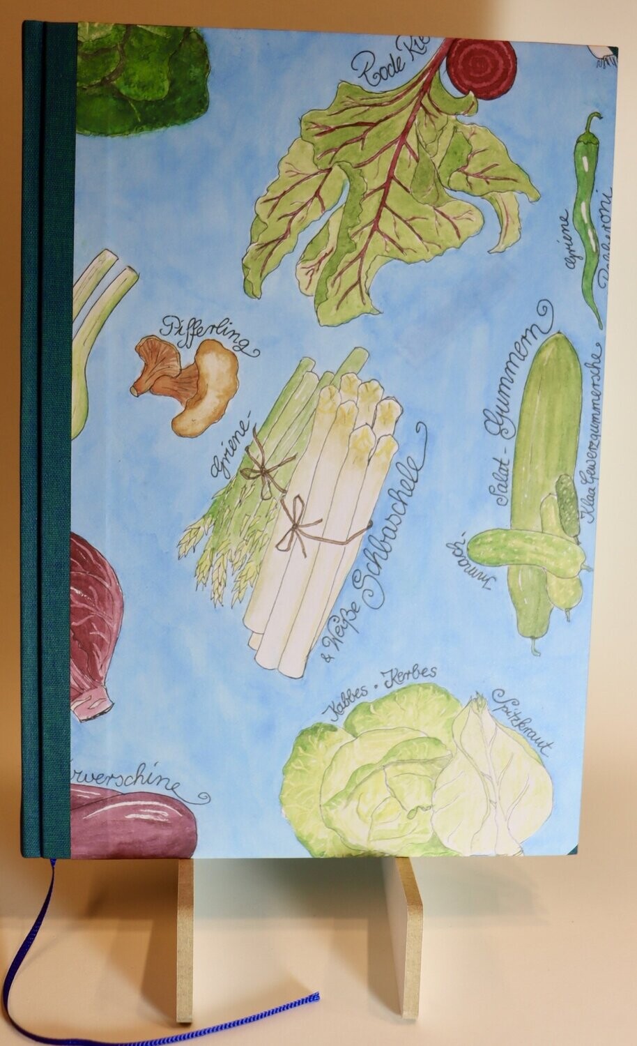 Blankobuch Motiv "Gemiesbabier" A4, creme Unipapier
