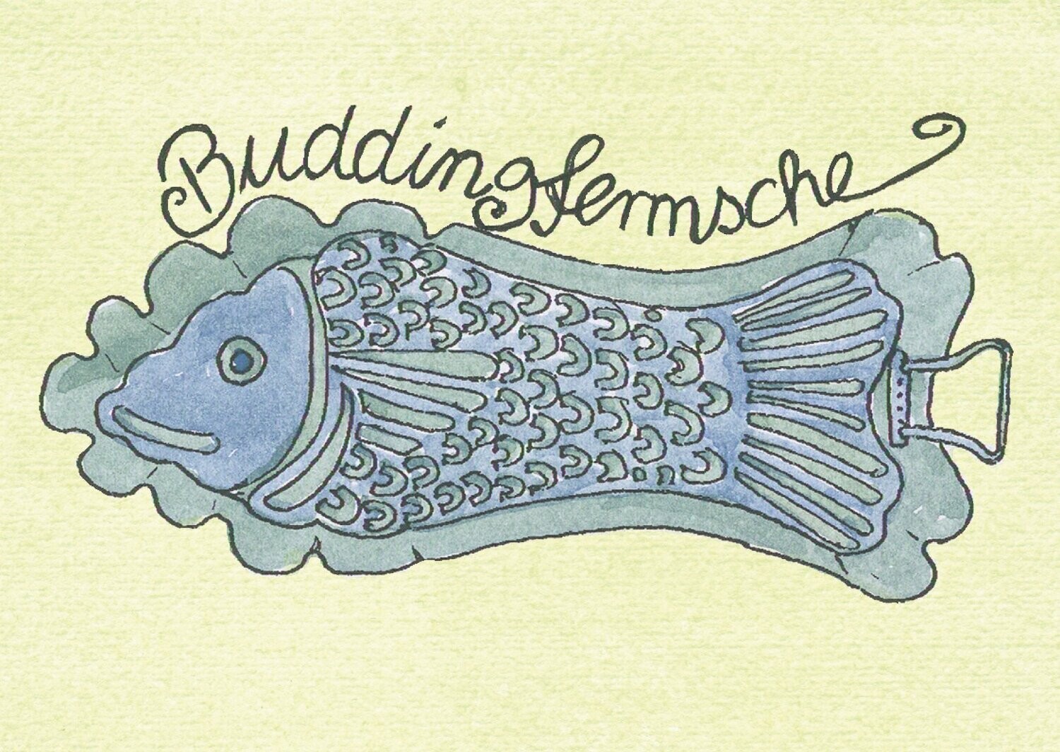 Postkarte: Postkarte: "Buddingfermsche"