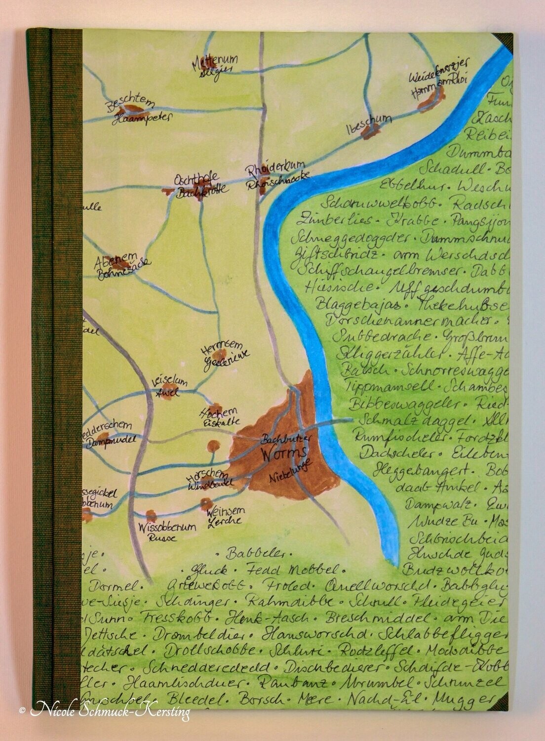 Blankobuch 17 x 24, Motiv Blankobuch 17 x 24, Motiv "Die Rhoihesse"