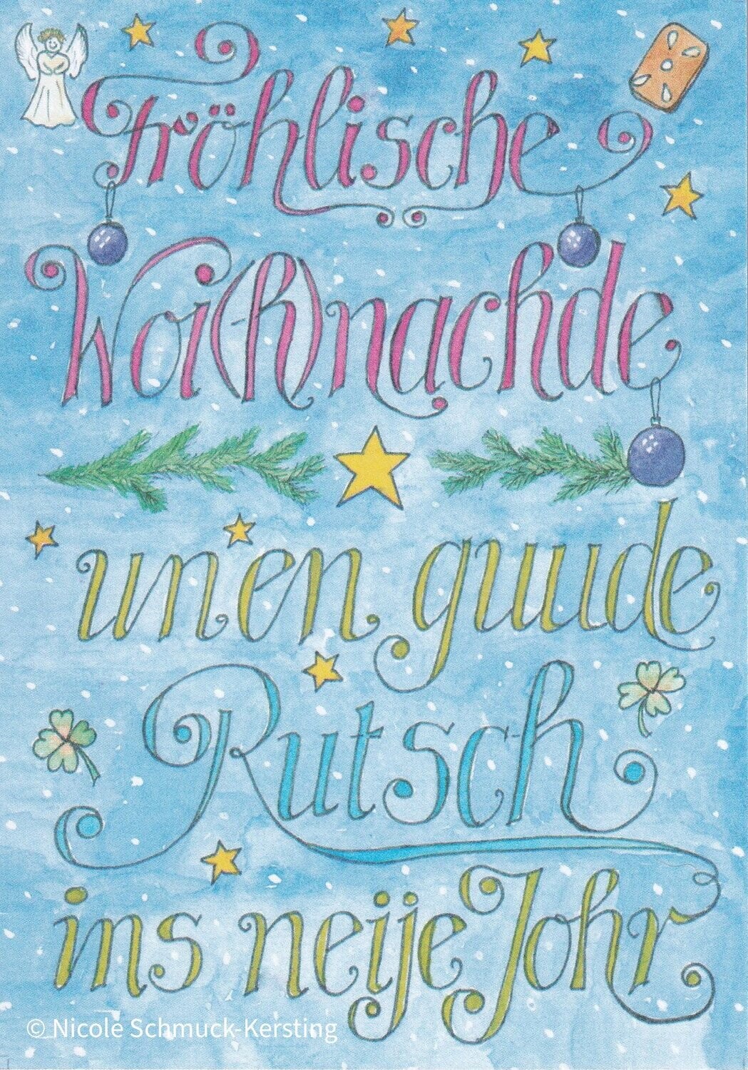 Woi(h)nachtskaad, Postkarte Woi(h)nachtskaad, Postkarte
