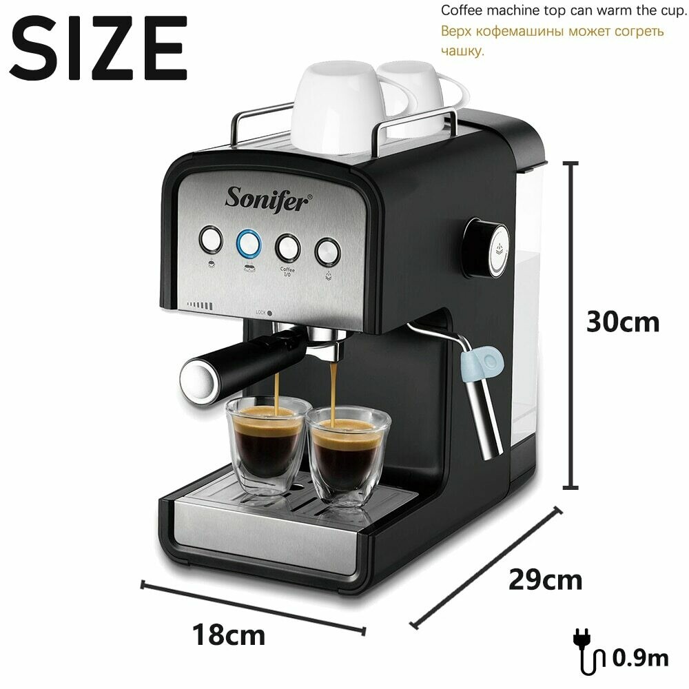 WEBILLA™1.2L Espressox Electric Coffee Machine